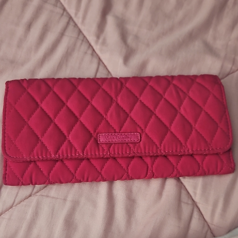 Vera Bradley Quilted Red Wallet